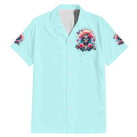 Rose Skull Family Matching Mermaid Dress and Hawaiian Shirt The Good Girl In Me Got Tired Of The Bullshit - Wonder Print Shop