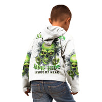 Thunder Skull Kid Hoodie The Demon Hide Under Your Bed Mine Hide Inside My Head - Wonder Print Shop