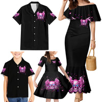 Angel Skull Family Matching Mermaid Dress and Hawaiian Shirt The Good Girl In Me Got Tired Of The Bullshit - Wonder Print Shop