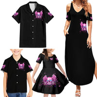 Angel Skull Family Matching Summer Maxi Dress and Hawaiian Shirt The Good Girl In Me Got Tired Of The Bullshit - Wonder Print Shop
