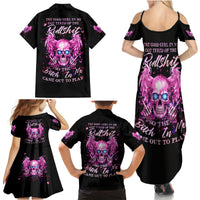 Angel Skull Family Matching Summer Maxi Dress and Hawaiian Shirt The Good Girl In Me Got Tired Of The Bullshit - Wonder Print Shop