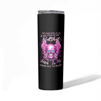Angel Skull Skinny Tumbler The Good Girl In Me Got Tired Of The Bullshit - Wonder Print Shop