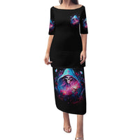 Witch Skull Family Matching Puletasi and Hawaiian Shirt Assuming Was Like Most Girls Was Your First Mistake - Wonder Print Shop