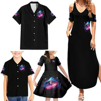 Witch Skull Family Matching Summer Maxi Dress and Hawaiian Shirt Assuming Was Like Most Girls Was Your First Mistake - Wonder Print Shop