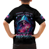 Witch Skull Hawaiian Shirt Assuming Was Like Most Girls Was Your First Mistake - Wonder Print Shop