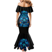 Witch Skull Mermaid Dress Stranger Think I'm Quiet My Best Friends Know I'm Crazy - Wonder Print Shop