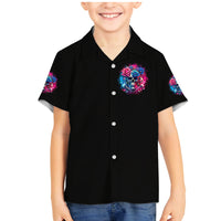 Rose SKull Family Matching Mermaid Dress and Hawaiian Shirt Sorry Honey Sarcasm Falls Out Of My Mouth Just Like Stupid Fall From Your - Wonder Print Shop