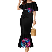 Rose SKull Mermaid Dress Sorry Honey Sarcasm Falls Out Of My Mouth Just Like Stupid Fall From Your - Wonder Print Shop