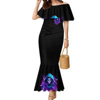 Witch Skull Mermaid Dress I Hold A Beast An Angel And Crazy Lady In Me - Wonder Print Shop