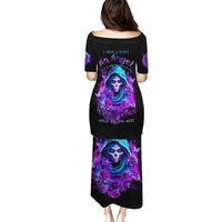 Witch Skull Puletasi I Hold A Beast An Angel And Crazy Lady In Me - Wonder Print Shop