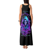 Witch Skull Tank Maxi Dress I Hold A Beast An Angel And Crazy Lady In Me - Wonder Print Shop