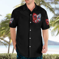 Evil Angel Skull Hawaiian Shirt Heaven Don't Want Me And Hell Afraid - Wonder Print Shop