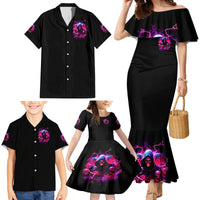 Witch Skull Family Matching Mermaid Dress and Hawaiian Shirt I'm Not Anti-Social I'm Just Not User Friendly - Wonder Print Shop