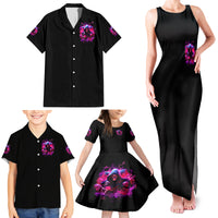 Witch Skull Family Matching Tank Maxi Dress and Hawaiian Shirt I'm Not Anti-Social I'm Just Not User Friendly - Wonder Print Shop
