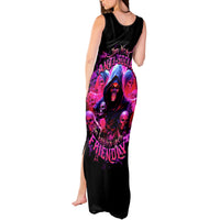 Witch Skull Tank Maxi Dress I'm Not Anti-Social I'm Just Not User Friendly - Wonder Print Shop