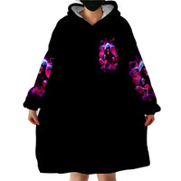 Witch Skull Wearable Blanket Hoodie I'm Not Anti-Social I'm Just Not User Friendly - Wonder Print Shop