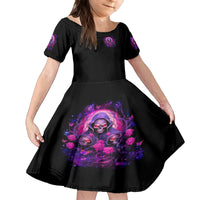 Rose Skull Family Matching Off Shoulder Short Dress and Hawaiian Shirt DILLIGAG - Wonder Print Shop