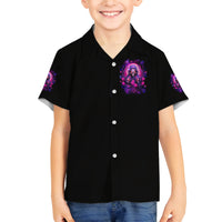 Rose Skull Family Matching Puletasi and Hawaiian Shirt DILLIGAG - Wonder Print Shop