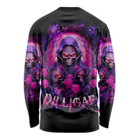 Rose Skull Long Sleeve Shirt DILLIGAG - Wonder Print Shop