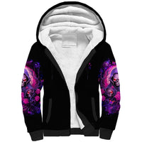 Rose Skull Sherpa Hoodie DILLIGAG - Wonder Print Shop
