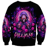 Rose Skull Sweatshirt DILLIGAG - Wonder Print Shop