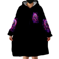Rose Skull Wearable Blanket Hoodie DILLIGAG - Wonder Print Shop