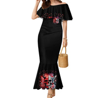 Evil Angel Skull Mermaid Dress Fuck It All And Let My Demons Out To Play - Wonder Print Shop