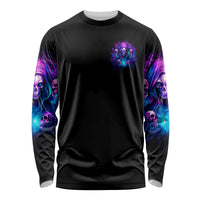 Witch Skull Long Sleeve Shirt Assuming Was Like Most Girls Was Your First Mistake - Wonder Print Shop