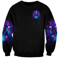 Witch Skull Sweatshirt Assuming Was Like Most Girls Was Your First Mistake - Wonder Print Shop