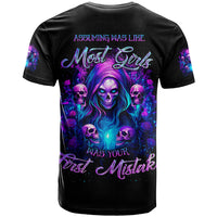 Witch Skull T Shirt Assuming Was Like Most Girls Was Your First Mistake - Wonder Print Shop