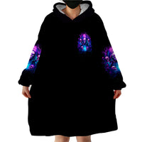 Witch Skull Wearable Blanket Hoodie Assuming Was Like Most Girls Was Your First Mistake - Wonder Print Shop