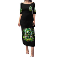 Irish Skull Puletasi Good Girls Drink Wine Badass Girls Thug Beer - Wonder Print Shop