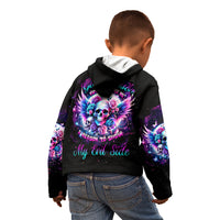 Wings Skll Kid Hoodie I'm A Good Person But Don't Give Me A Reason To Show My Evil - Wonder Print Shop