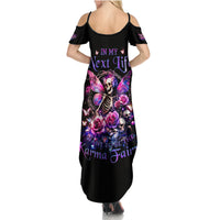 Fairy Skull Summer Maxi Dress In My Next Life I Want To Be The Karma Fairy - Wonder Print Shop