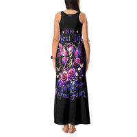 Fairy Skull Tank Maxi Dress In My Next Life I Want To Be The Karma Fairy - Wonder Print Shop