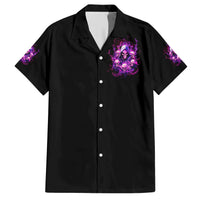Witch Skull Family Matching Short Sleeve Bodycon Dress and Hawaiian Shirt The Good Girl In Me Got Tired Of The Bullshit - Wonder Print Shop