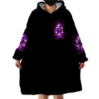Witch Skull Wearable Blanket Hoodie The Good Girl In Me Got Tired Of The Bullshit - Wonder Print Shop