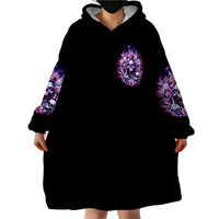 Queen Skull Wearable Blanket Hoodie Yes I'm A Bitch But Not Yours - Wonder Print Shop