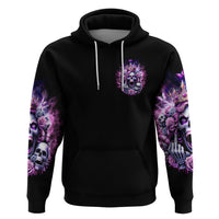 Queen Skull Zip Hoodie Yes I'm A Bitch But Not Yours - Wonder Print Shop