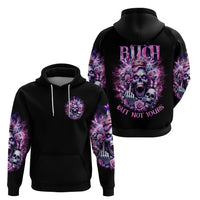 Queen Skull Zip Hoodie Yes I'm A Bitch But Not Yours - Wonder Print Shop