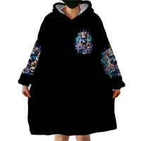 King Skull Wearable Blanket Hoodie Yes I'm Asshole But Not Yours - Wonder Print Shop