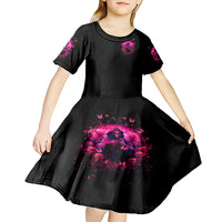 Reaper Skull Kid Short Sleeve Dress I'm A Good Person But Don't Give Me A Reason To Show My Evil - Wonder Print Shop