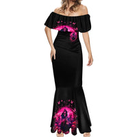 Reaper Skull Mermaid Dress I'm A Good Person But Don't Give Me A Reason To Show My Evil - Wonder Print Shop
