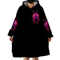 Reaper Skull Wearable Blanket Hoodie I'm A Good Person But Don't Give Me A Reason To Show My Evil - Wonder Print Shop