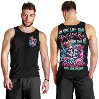 Couple Skull Men Tank Top In One Life Time You Will Love Many Time But One Love - Wonder Print Shop