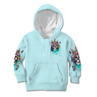 Skull Fairy Kid Hoodie Bitch I'm Not A Princess I'm The Fucking Queen - Wonder Print Shop