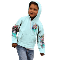 Skull Fairy Kid Hoodie Bitch I'm Not A Princess I'm The Fucking Queen - Wonder Print Shop