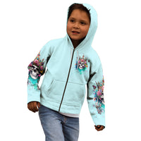 Skull Fairy Kid Hoodie Bitch I'm Not A Princess I'm The Fucking Queen - Wonder Print Shop