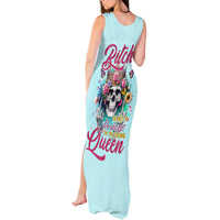 Skull Fairy Tank Maxi Dress Bitch I'm Not A Princess I'm The Fucking Queen - Wonder Print Shop