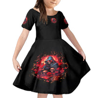 Rose Queen Family Matching Short Sleeve Bodycon Dress and Hawaiian Shirt Four Out Of The Five Voices In My Head Think You re An Idiot - Wonder Print Shop